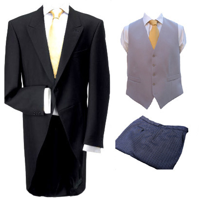 FOR HIRE - Morning Coat, Trousers & Waistcoat